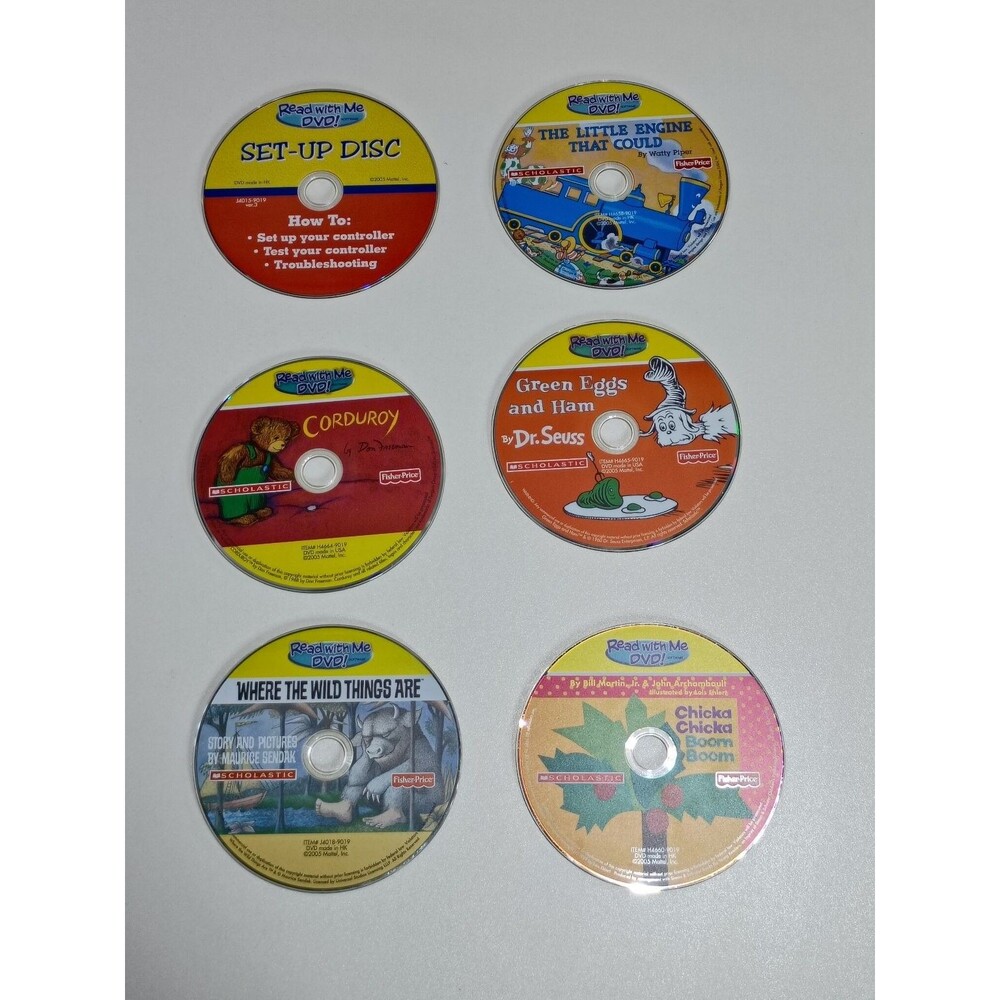 Scholastic Read with Me DVD! Lot 6 Discs Education Kids Children's 2005